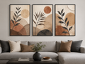 Desert Horizon Journey Canvas Wall Art Print – 3-Piece Landscape Set