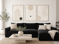 Soft Arch Balance Canvas Wall Art Print – 3-Piece Minimalist Abstract Set