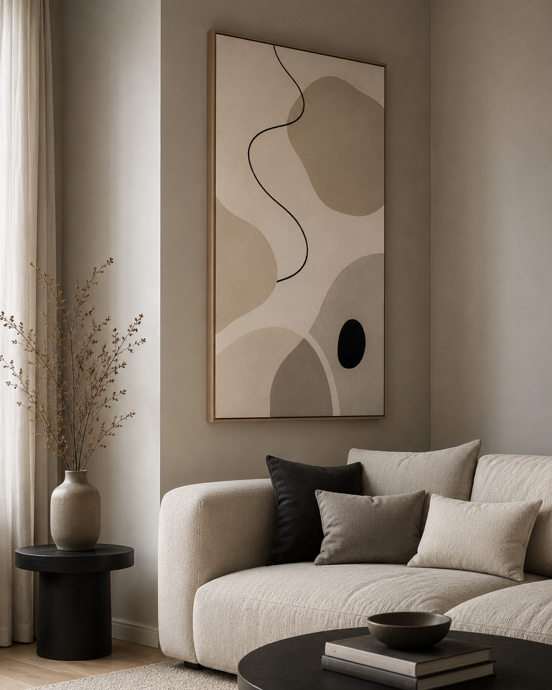 Vertical Canvas Wall Art Print – Large Portrait Format